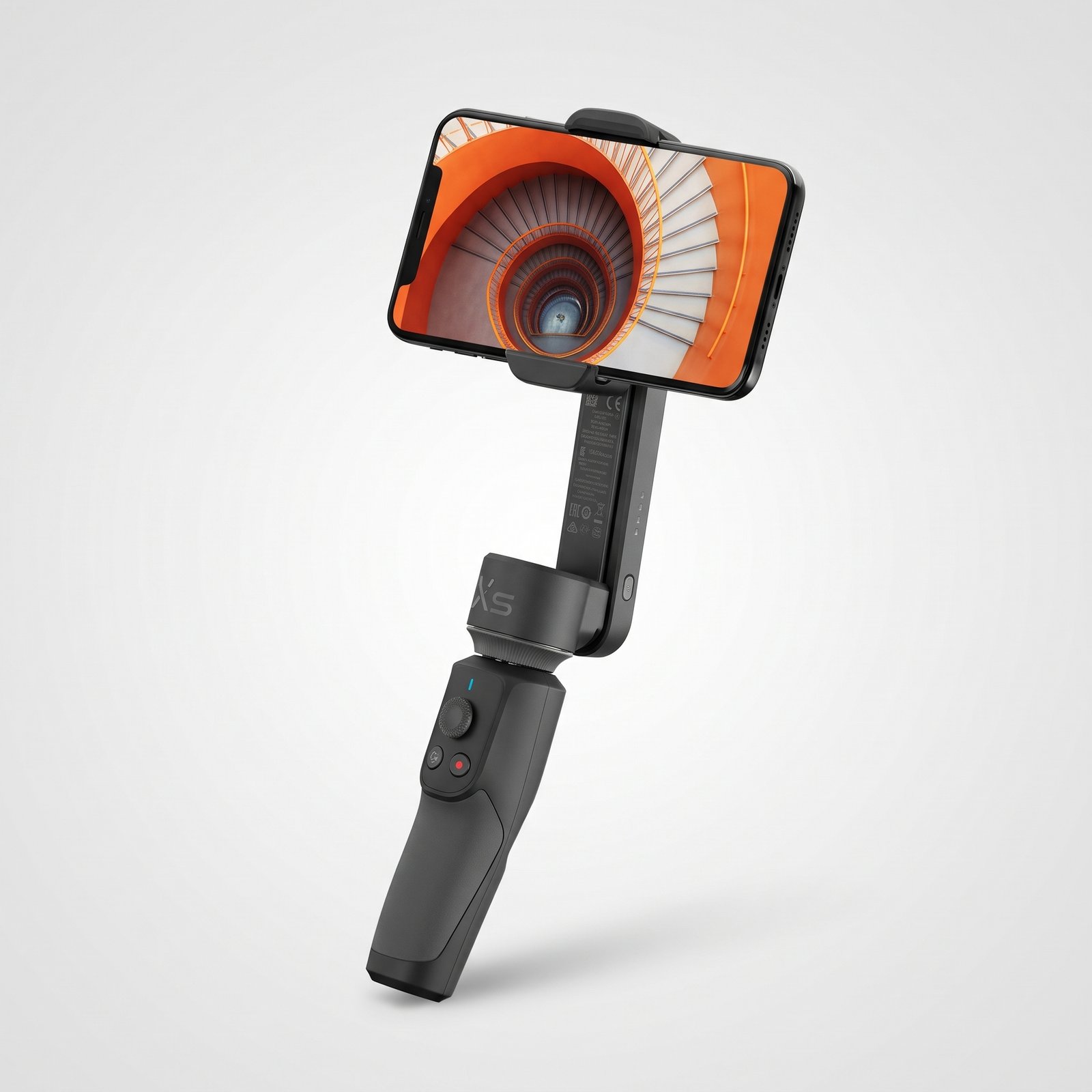 crat_the_product_image_2K_20261025172538 Smooth XS Handheld Gimbal Stabilizer For Smartphones-Black - Image 1
